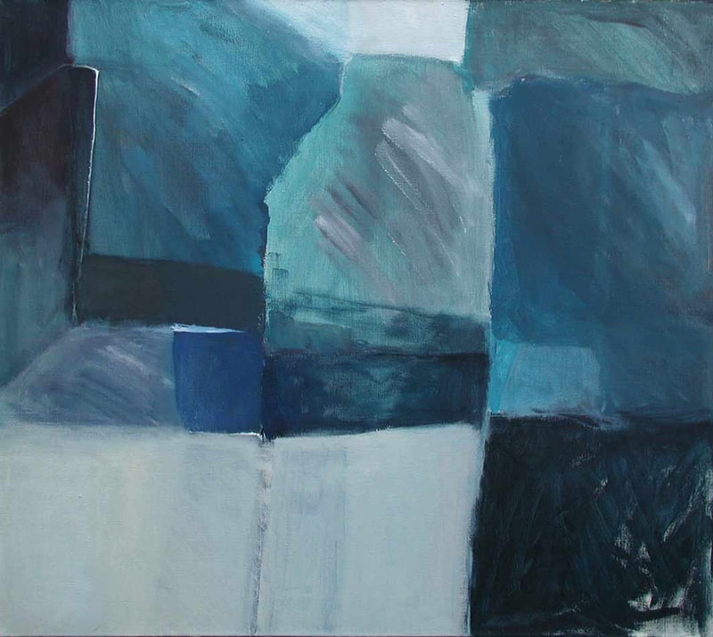 Komposition blau